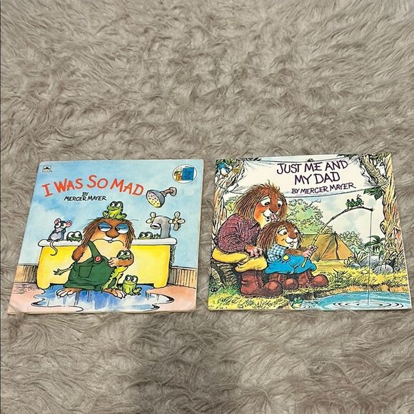 Set of 2 Mercer‎ Mayer children’s books, I was so mad and just me and my dad - Picture 1 of 6